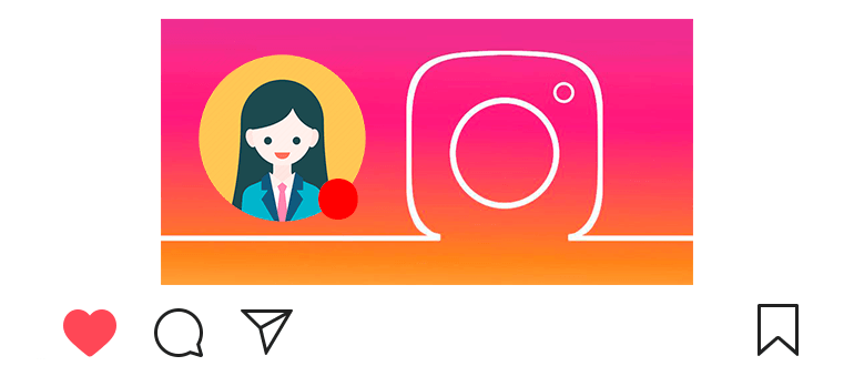 Mit jelent a vörös pont az Instagramon?