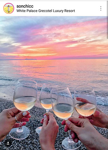 nyári fotóötletek az Instagram tengeri borhoz