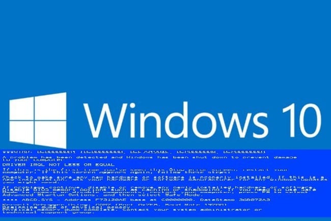 Kritikus Windows 10 hiba