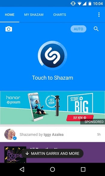 Shazam használata