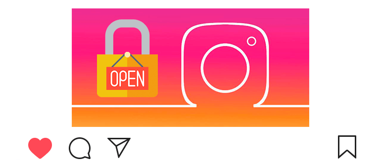 Hogyan lehet megnyitni egy profilt az Instagram-on