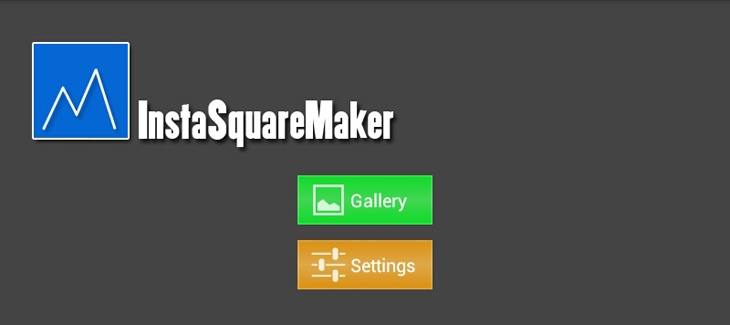 Hogyan készítsünk egy téglalap alakú fényképet Instagram: InstaSquareMaker alkalmazás
