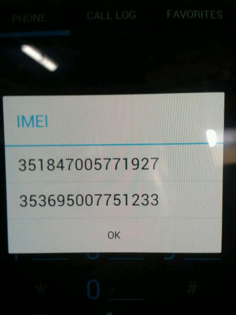 IMEI Androidon
