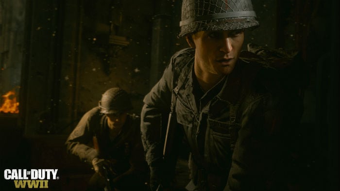 A Call of Duty: WWI egyik missziójának átadása